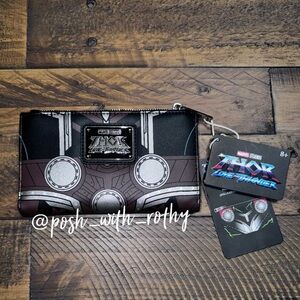 Loungefly Marvel Thor Love and Thunder Flap Wallet, NWT